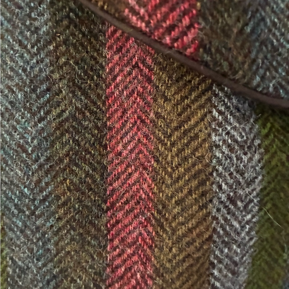 Boden British Tweed Multicolor Striped Blazer and Skirt Set - Picture 6 of 8